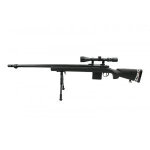 Well модель снайперской винтовки MB4405D Spring (with scope & bipod) BK